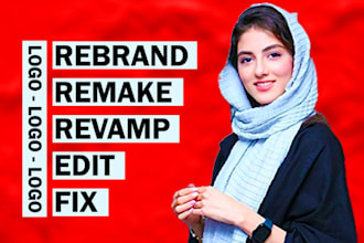 rebrand, remake, revamp, edit or fix logo to unique creative versatile design