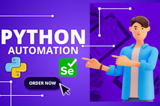 do python automation browser bots selenium ai scripting telegram rpa web scraper
