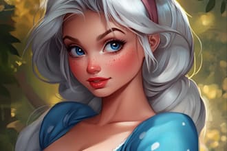 draw your portrait into a disney style cartoon