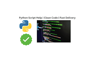 write clean python scripts for automation ,scraping or assignments