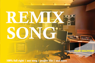 can make you future house remix in any song that you gave
