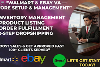 be your walmart 2 step dropshipping VA for product sourcing, listings, and store