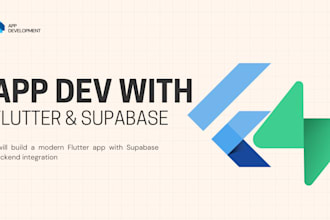 build a responsive flutter app with supabase backend integration