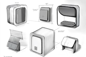 sketch a product design idea
