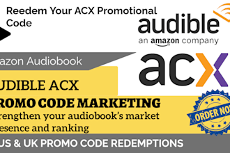 do amazon acx or audible audiobook promotion