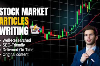 write SEO optimized stock market or finance articles