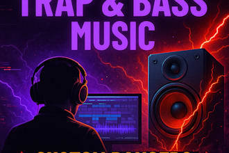 make trap or bass music like ixoso knock2 and anymoore