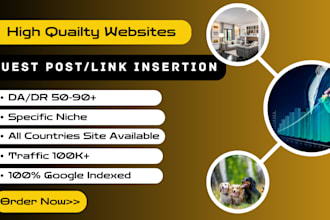 provide high quality SEO guest posting backlinks