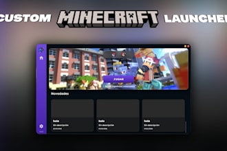 make a custom minecraft launcher