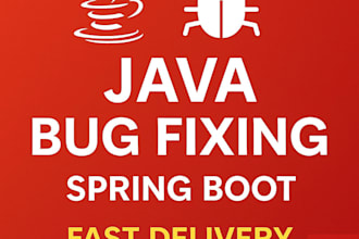 fix bugs for java or spring boot applications