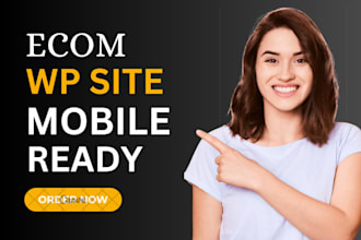 build ecommerce website online shop or webshop with wordpress woocommerce