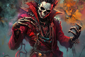 design a terrifying character for your horror story game or book