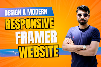 design a framer website with SEO and responsive layout