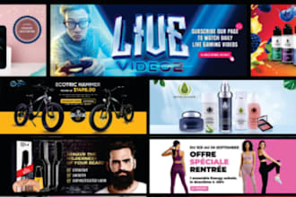 design a professional banner for your shopify store
