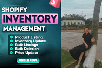 help to manage your shopify inventory or update shopify product quantity