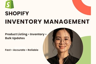 help to manage your shopify inventory or product quantity