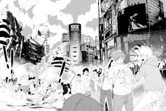 create illustrations and manga page