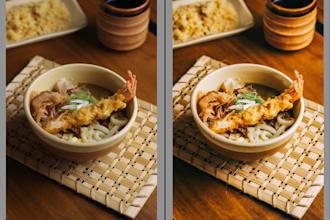 do super fast product, food photo lightroom editing profesionally in 1 hour