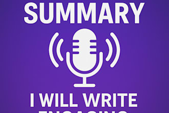 write clear and engaging podcast summaries for your episodes