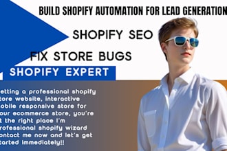 automated shopify dropshipping shopify store website passive income USA UK