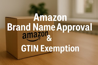 get amazon brand name approval gtin exemption for listings