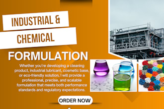 formulate industrial and chemical, polymers, paint, and  product development