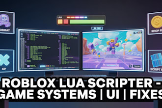 professionally script your roblox game with clean, bug free lua code