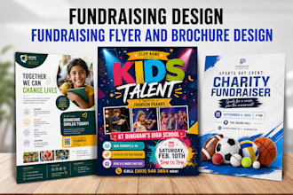 design nonprofit, charity, ngo and fundraising flyers