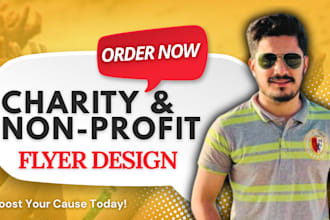 design impactful charity flyers and posters to boost your cause