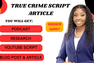 write mini true crime script for tiktok, snapchat, reels, and youtube short