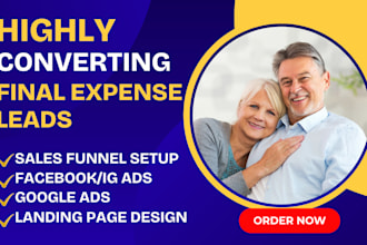 final expense leads final expense ghl sales funnel final expense landing page