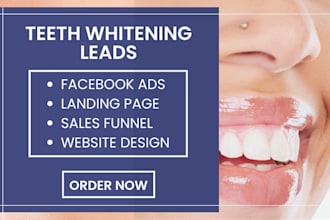 teeth whitening leads teeth photo retouching dental care website