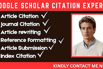 increase google scholar citation, article submission and journal publishing