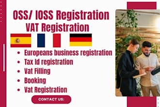 do vat oss, ioss registration vat tax filling in sweden, germany, france, spain