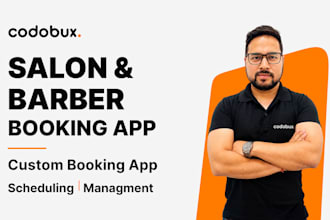 build salon booking app barber shop app hair stylist spa app