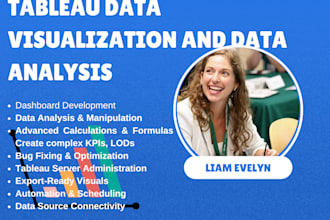 do tasks tableau data visualization and data analysis