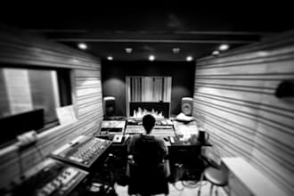 professionally tune vocals, edit timing, mix and master your song