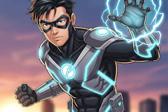 do cartoon character superhero etc from your photos