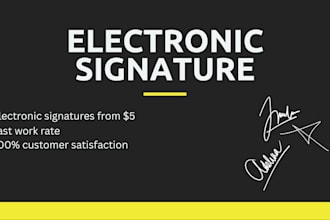 convert your handwritten signature into an electronic signature