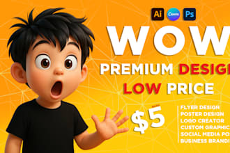 creative logo and graphic designer using photoshop