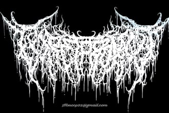 death metal logo, metalcore,deathcore, for band, brands, clothing