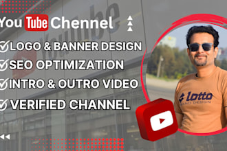 setup and optimize your youtube channel professionally