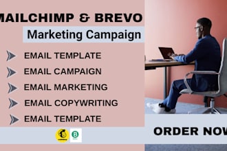 design mailchimp campaign brevo email marketing campaign with email copywriting