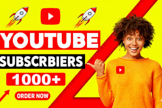 help you reach 1,000 subscribers with legit youtube growth