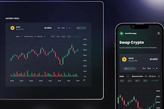 develop trading platform, web3 dapp, p2p crypto wallet app, exchange website