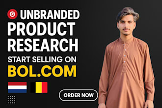 do unbranded product research for  bol com