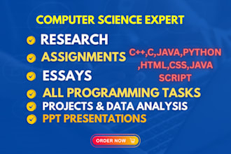 do computer science, networking and programming tasks and projects