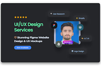 create stunning figma website design and UX design mockups