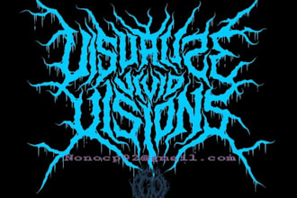 design black metal logo for your band