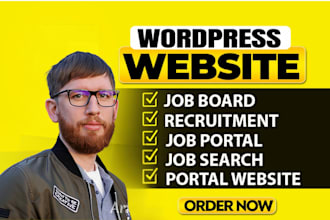 design a custom  job board, recruitment or job portal website for your business